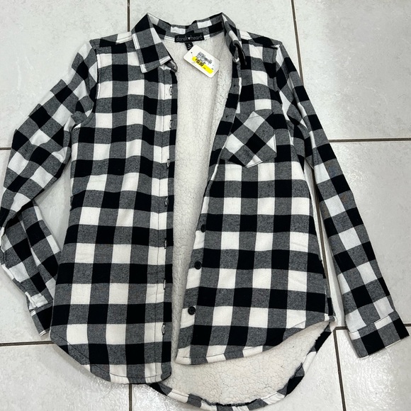 Jackets & Blazers - Sherpa Flannel Jacket NWT